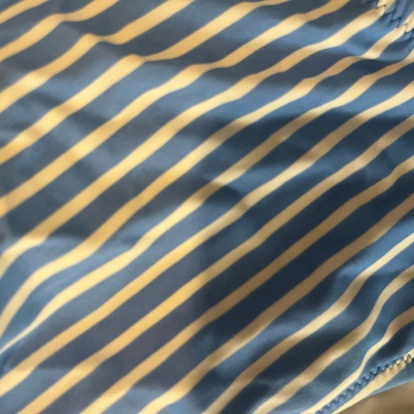 Freya Underwire Racerback Bikini Striped size 34k and matching bottom size L - Picture 6 of 7